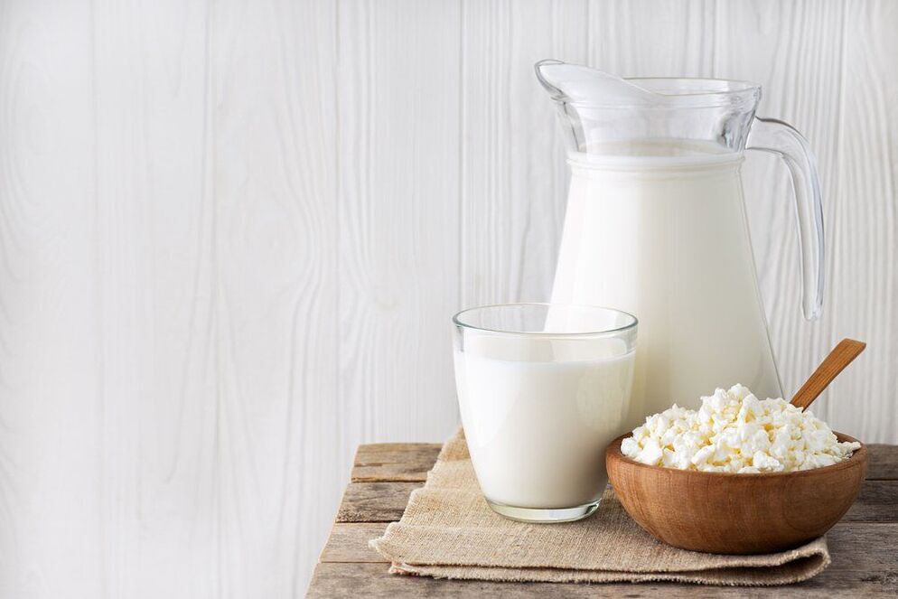 dairy products with a protein diet