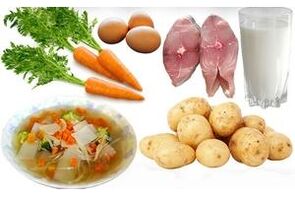 Food for diet for stomach ulcers